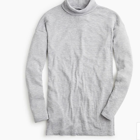 J. Crew Turtleneck Tunic in Space Dyed Gray - Picture 3 of 5